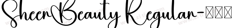 SheerBeauty Regular字体转换